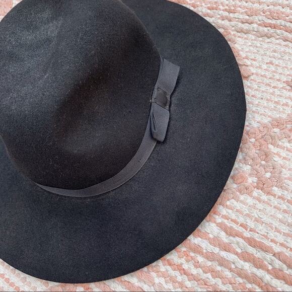 Black Brixton 100% Wool Hat M 7.25 (58 cm) - Picture 3 of 10